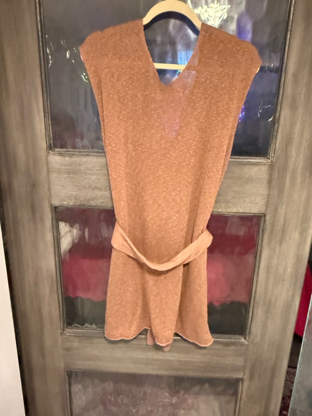 Free People Clarissa Cotton-Linen Sweater Mini Size S Coverup FP Beach - Picture 3 of 10